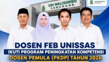 Foto: Dosen FEB UNISSAS yang mengikuti Program Peningkatan Kompetensi Dosen Pemula (PKDP) Tahun 2026 di UIN Walisongo Semarang.