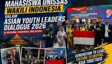 Ket: Foto Mahasiswa UNISSAS yang mewakili Indonesia dalam ASIAN Youth Leaders Dialogue 2026 bersama Peserta lainnya dari berbagai negara.